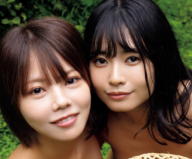 冴島(さえじま)なな&宮越虹海(みやこし・ななみ)の美女ふたりが絡み合う奇跡のコラボヌードの裏側を赤裸々に告白!